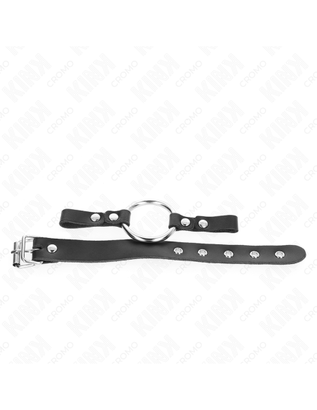 KINK ANILLO PENE POLIPIEL CON CIERRE DE HEBILLA 22 X 2 CM CON ANILLO METAL 4 CM