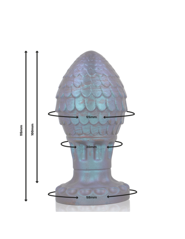 EPIC VRAKOS PLUG ANAL HUEVO DRAGON TALLA M