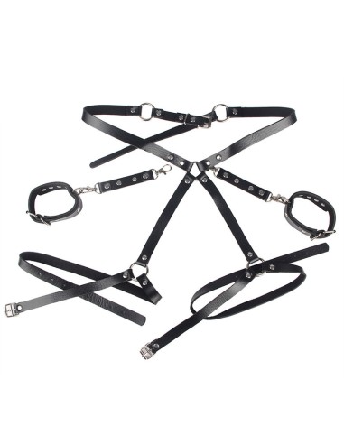 SUBBLIME 953690 ESPOSAS CON CINTURAN BONDAGE NEGRO TALLA ANICA