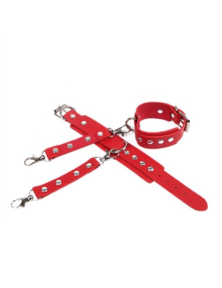 SUBBLIME 953706 ESPOSAS CON CINTURAN BONDAGE ROJO TALLA ANICA