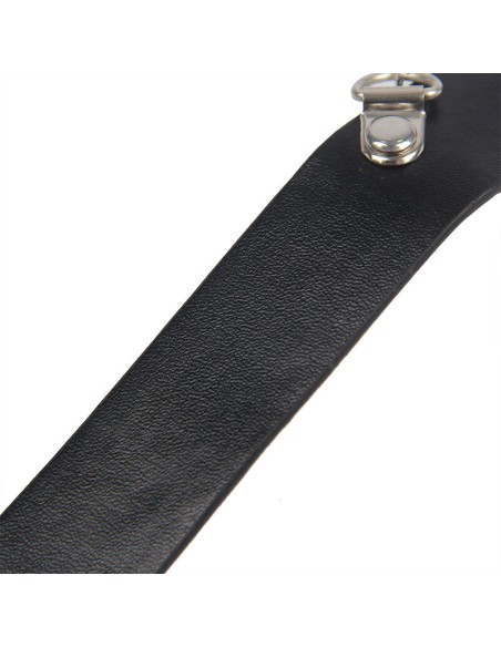 SUBBLIME 953720 PINZAS PARA EL PECHO CON CORREA DE CUERO BONDAGE NEGRO TALLA ANICA