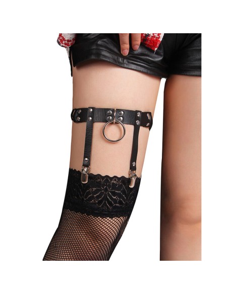 SUBBLIME 953744 LIGA PUNK DE CUERO AJUSTABLE NEGRO TALLA ANICA