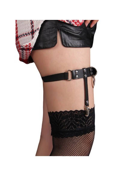 SUBBLIME 953744 LIGA PUNK DE CUERO AJUSTABLE NEGRO TALLA ANICA