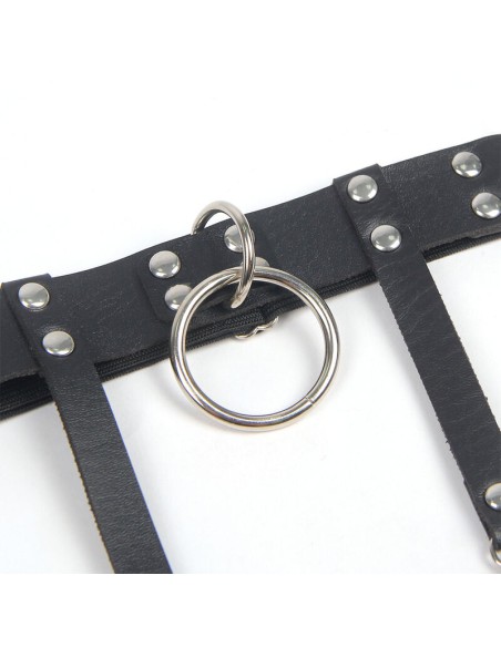 SUBBLIME 953744 LIGA PUNK DE CUERO AJUSTABLE NEGRO TALLA ANICA