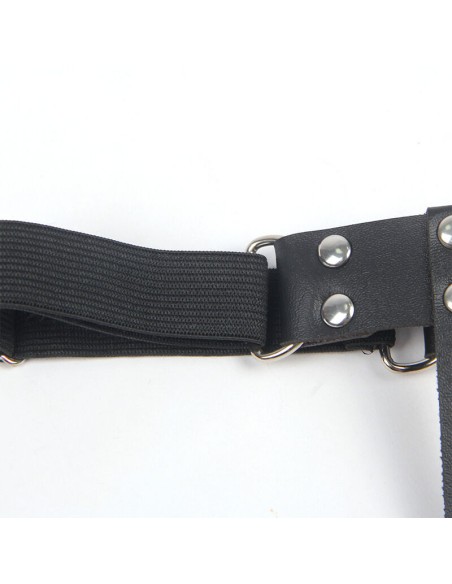 SUBBLIME 953744 LIGA PUNK DE CUERO AJUSTABLE NEGRO TALLA ANICA