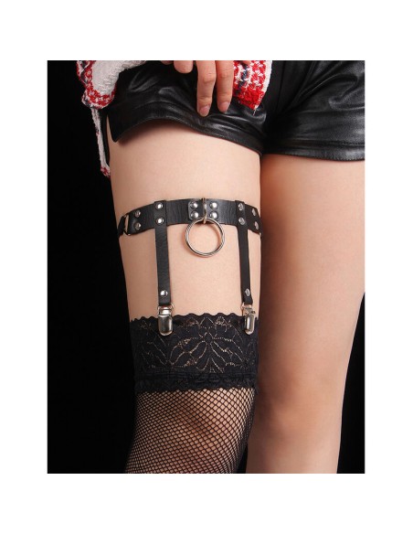 SUBBLIME 953744 LIGA PUNK DE CUERO AJUSTABLE NEGRO TALLA ANICA