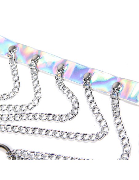 SUBBLIME 953737 ARNAS DE PECHO CON ANILLOS Y CADENAS PLATA TALLA ANICA