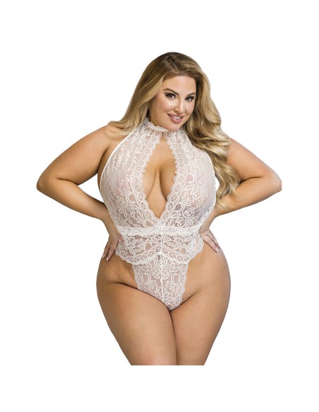 SUBBLIME 953867 BODY DE ENCAJE BLANCO L XL