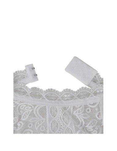 SUBBLIME 953867 BODY DE ENCAJE BLANCO L XL