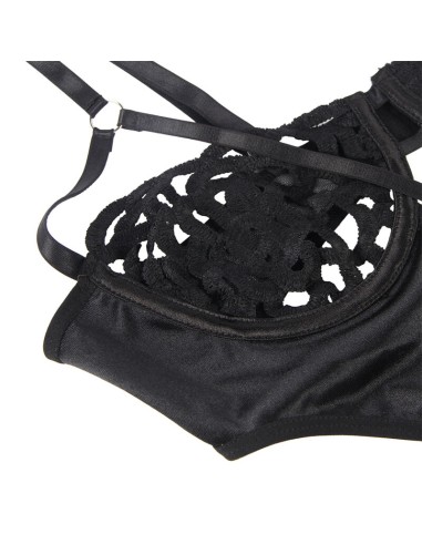 SUBBLIME 954055 BODY SEXY DE ENCAJE NEGRO S M