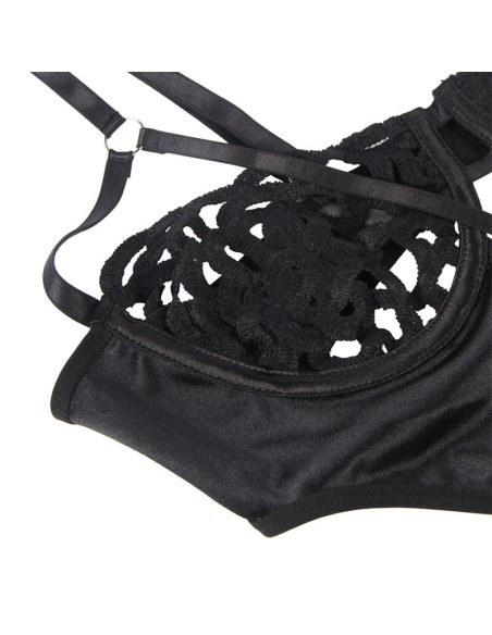 SUBBLIME 954055 BODY SEXY DE ENCAJE NEGRO S M