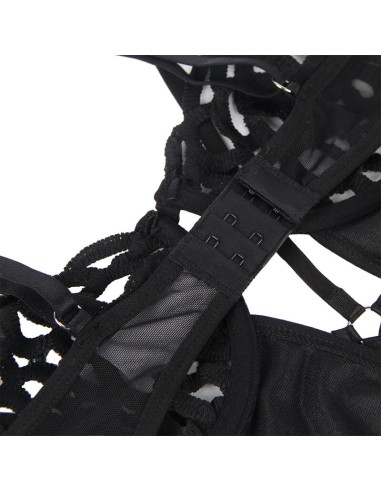 SUBBLIME 954055 BODY SEXY DE ENCAJE NEGRO S M