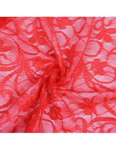 SUBBLIME 954208 BABYDOLL DE ENCAJE CON TIRANTES AJUSTABLES ROJO S M