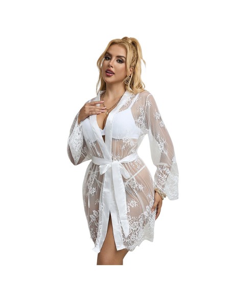 SUBBLIME 954376 CAMISAN DE MANGA LARGA CON DISEAO FLORAL BLANCO L XL