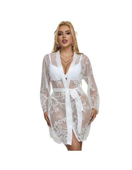 SUBBLIME 954376 CAMISAN DE MANGA LARGA CON DISEAO FLORAL BLANCO L XL