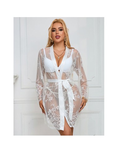 SUBBLIME 954376 CAMISAN DE MANGA LARGA CON DISEAO FLORAL BLANCO L XL