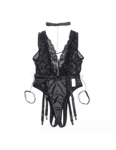 SUBBLIME 954383 BODY SEXY CON LIGUEROS NEGRO S M