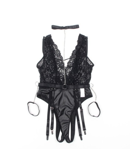 SUBBLIME 954390 BODY SEXY CON LIGUEROS NEGRO L XL