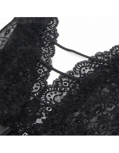 SUBBLIME 954390 BODY SEXY CON LIGUEROS NEGRO L XL