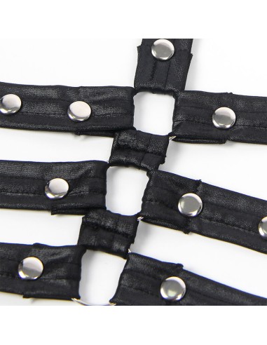 SUBBLIME 954413 BODY BONDAGE DE CUERO NEGRO L XL