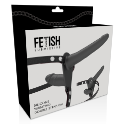 FETISH SUBMISSIVE ARNeS DOBLE PENETRACIoN VIBRADOR NEGRO 2