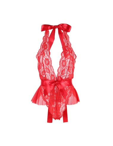 SUBBLIME 953980 BODY SEXY CON VOLANTES CINTURAN ROJO L XL