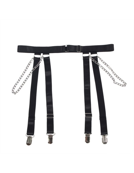 SUBBLIME 954260 BODY CON CADENAS LIGUEROS NEGRO S M