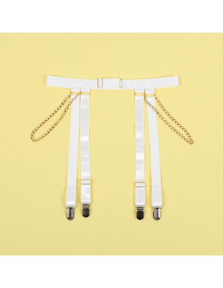 SUBBLIME 954284 BODY CON CADENAS LIGUEROS BLANCO S M