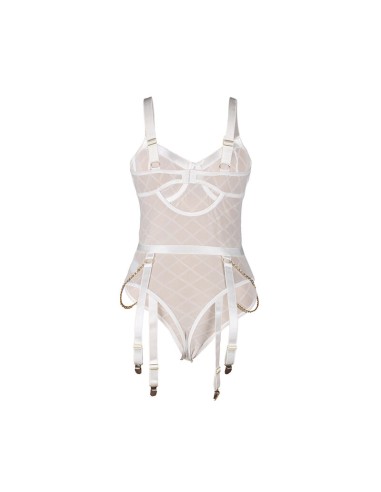 SUBBLIME 954291 BODY CON CADENAS LIGUEROS BLANCO L XL