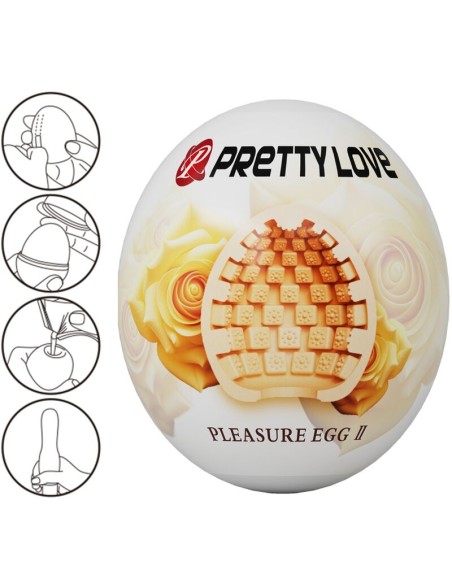 PRETTY LOVE MASTURBADOR MASCULINO HUEVO NATURAL