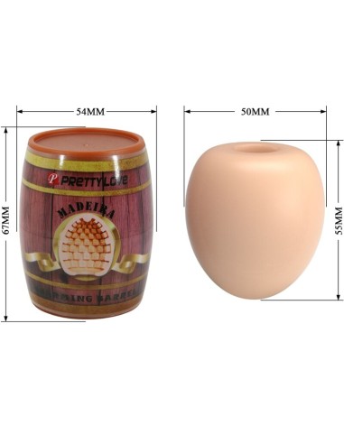 PRETTY LOVE MASTURBADOR MASCULINO HUEVO NATURAL MODELO 2
