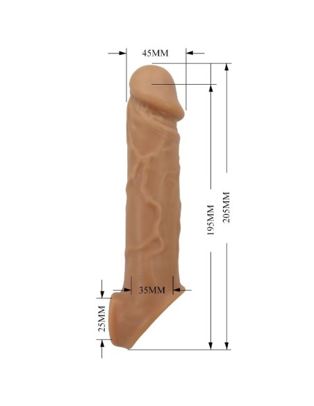 PRETTY LOVE FUNDA DE PENE DE PIEL REALASTICA NATURAL