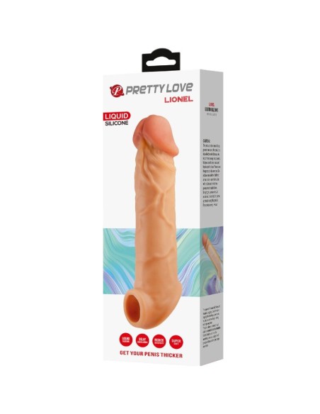 PRETTY LOVE FUNDA DE PENE DE PIEL REALASTICA NATURAL