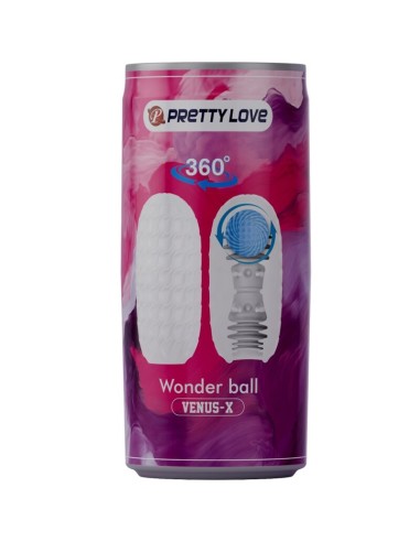 PRETTY LOVE VENUS X MASTURBADOR MASCULINO MODELO 3 BLANCO