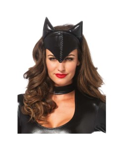 LEG AVENUE MASCARA DE MUJER FELINA NEGRO