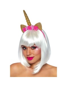 LEG AVENUE DIADEMA DE UNICORNIO CON FLORES DORADO