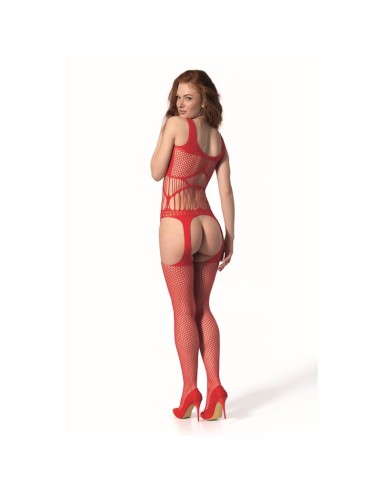 PASSION BS 106 BODYSTOCKING ROJO TALLA ANICA