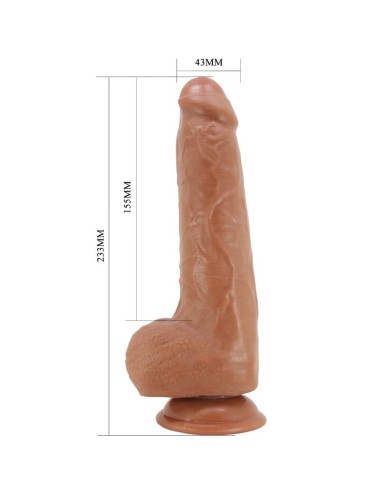 PRETTY LOVE DRACO DILDO REALASTICO 23 CM MODELO 2 NATURAL