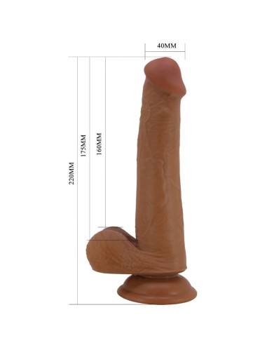 PRETTY LOVE TALLEN DILDO REALASTICO 22 CM MULATO