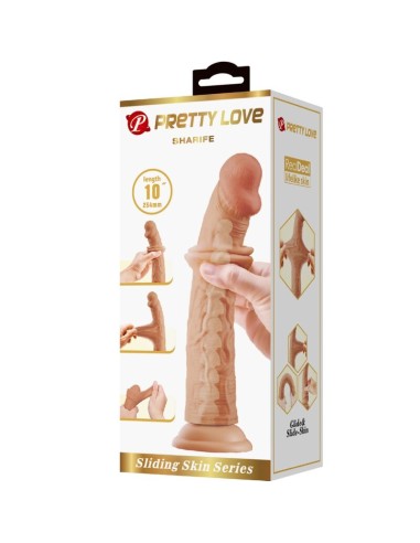 PRETTY LOVE SHARIFE DILDO REALASTICO 25 CM NATURAL