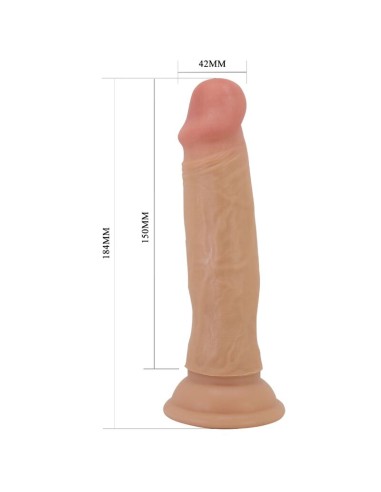 PRETTY LOVE QUENTIN DILDO REALASTICO 18 CM NATURAL