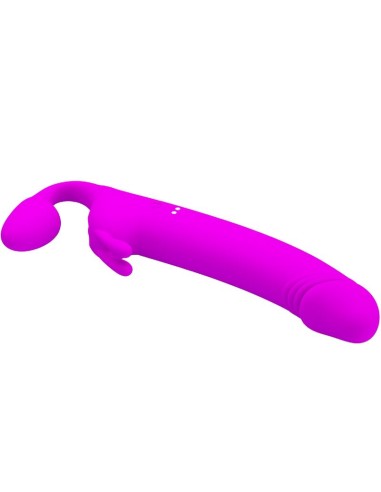 PRETTY LOVE ZANINI DILDO STRAP ON SIN ARNES 10 VIBRACIONES MORADO
