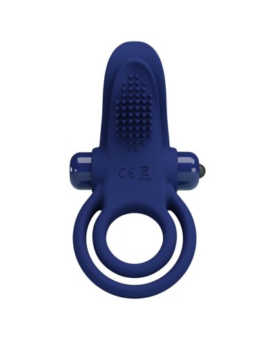 PRETTY LOVE BRONSON DOBLE ANILLO CON VIBRACIAN AZUL