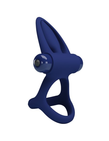 PRETTY LOVE MAT DOBLE ANILLO CON VIBRACIAN ESTIMULADOR AZUL