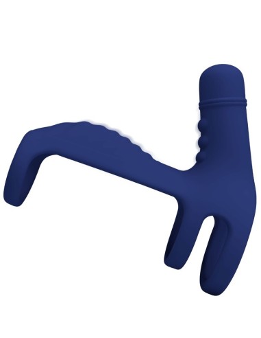 PRETTY LOVE ELISH ANILLO VIBRADOR CON EXTENSIAN AZUL