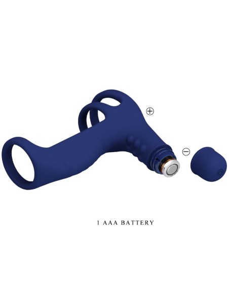 PRETTY LOVE ELISH ANILLO VIBRADOR CON EXTENSIAN AZUL PRETTY LOVE ELISH ANILLO VIBRADOR CON EXTENSIAN AZUL