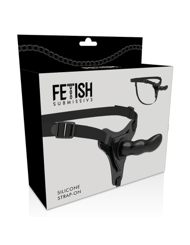 FETISH SUBMISSIVE ARNeS SILICONA NEGRO G SPOT 16CM