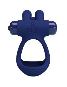 PRETTY LOVE FRANCISCO DOBLE ANILLO VIBRADOR RABBIT AZUL 2