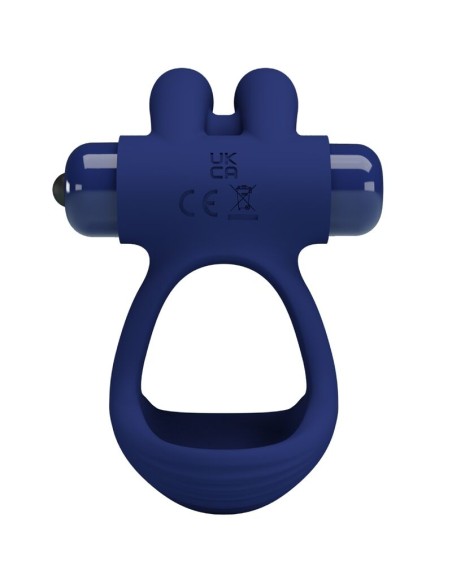 PRETTY LOVE FRANCISCO DOBLE ANILLO VIBRADOR RABBIT AZUL
