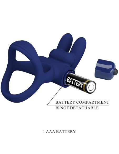 PRETTY LOVE FRANCISCO DOBLE ANILLO VIBRADOR RABBIT AZUL PRETTY LOVE FRANCISCO DOBLE ANILLO VIBRADOR RABBIT AZUL